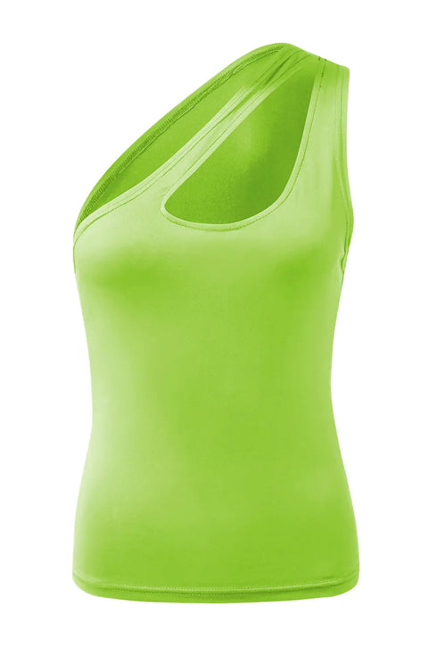 'Ophelia' One Shoulder Cutout Camisole - Celes Fashion